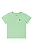 Camiseta Masculina em Manga Curta em Meia Malha na Cor Verde Claro Quimby - Imagem 1
