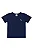 Camiseta Manga Curta em Malha Dry Fit na Cor Azul Escuro Quimby - Imagem 2