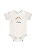 Conjunto para Bebê Masculino com Body Manga Curta Branco com Dinossauro e Short Listrado Azul e Branco Up Baby - Imagem 3