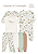 Body para Bebê Menino em Suedine Offwhite Estampado com Bichinhos na Lagoa Up Baby - Imagem 3