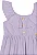 Vestido Infantil com Babados em Malha Canelada Lilás Coloritta - Imagem 2