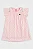 Vestido Infantil Rosa em Malha de Laise Bordada Kamylus - Imagem 1
