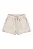 Short Juvenil Feminino Tipo Clochard em Moletinho com Linho Cru Elian Beats - Imagem 1