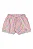 Short Infantil Feminino em Tactel Rosa Estampa Coqueiros Elian - Imagem 1