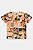 Camiseta Manga Curta Infantil Masculina com Estampa Abstrata Laranja e Marinho Up Baby - Imagem 2