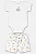 Conjunto para Bebê Menino com Body Branco e Short Estampado Up Baby - Imagem 1