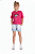 Conjunto Infantil Feminino com Camiseta Pink Oversized Estampa Morango e Short Jeans TMX - Imagem 1
