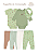 Calça para Bebê Menino em Suedine Estampa Coelhinhos Verde Up Baby - Imagem 2