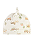 Gorro em Suedine Offwhite com Nó Estampa Cavalinhos Up Baby - Imagem 1