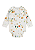 Body Manga Longa em Suedine Estampa Bichinhos na Floresta Up Baby - Imagem 1