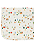 Manta para Bebê em Suedine Offwhite com Estampa de Bichinhos na Floresta Up Baby - Imagem 1