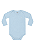 Body Manga Longa Azul Claro Kiko Baby - Imagem 1