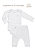 Calça para Bebê em Suedine Branca Kiko Baby - Imagem 2
