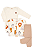 Conjunto para Bebê com Casaquinho Body e Calça Estampa Safari Kiko Baby - Imagem 1