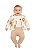 Conjunto para Bebê com Casaquinho Body e Calça Estampa Safari Kiko Baby - Imagem 2