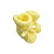Sapatinho de Tricô para Bebê Amarelo - Imagem 1