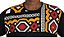 Camiseta Masculina Algodão África Samakaka 1 - Imagem 2