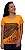 T-shirt Feminina África Tranças Laranja - Imagem 1