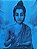 Camiseta Indiana Masculina Buda Mantra Om Azul - Imagem 2