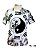 Camiseta Indiana Masculina Tie-Dye Yin-Yang Branca - Imagem 3