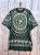 Camiseta Indiana Masculina Mandala Mantra Om Verde - Imagem 1