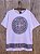 Camiseta Indiana Masculina Mandala Asteca Branca - Imagem 1