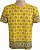 Camiseta Indiana Unissex Pavão Amarela - Imagem 1