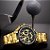 Relógio Masculino Dourado Preto Campeão Militar WWOOR PR - Imagem 4