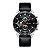 relógio masculino preto prata esportivo VA VA VOOM 216PR2 - Imagem 1