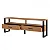 Rack para TV Até 60 Polegadas 2 Gavetas 180cm Industrial Freijó/Preto - Imagem 3