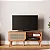 Rack para TV 135cm Até 55 Polegadas 1 Porta com Palha Natural Curve - Imagem 1