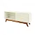 Rack para TV Até 55 Polegadas 1 Porta Retrô Off White/Nobre - Imagem 4