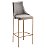 Banqueta Zurique 1566 Fixa Inox Golden - Imagem 1