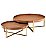 Conjunto de Mesa de Centro de Lanús 3199 Inox Golden - Imagem 1