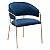 Cadeira Hermes 4571 Inox Golden - Imagem 1