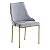 Cadeira Chelsea N 4543 Aço inox Golden - Imagem 1