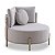 Chaise Vanes Redonda Menor | Design Sofisticado - Imagem 1
