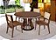 Conjunto de Jantar Loowy Redonda 1,20m + 4 Cadeiras Serres 6815/806 - Imagem 1