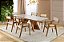 Conjunto de Jantar Allure 2,00m + 6 Galact 6656/2978 - Imagem 1