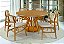 Conjunto de Jantar Charming Redonda 1,60m + 6 Cadeiras Bunny C/ Tela 6835/6793 - Imagem 1