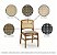 Conjunto de Jantar Charming Redonda 1,60m + 6 Cadeiras Bunny C/ Tela 6835/6793 - Imagem 4