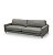 Sofá Sofá Onyx Leather 2,10m | Couro Natural Legítimo, Design Sofisticado e Conforto Premium - Imagem 1
