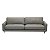 Sofá Sofá Onyx Leather 2,10m | Couro Natural Legítimo, Design Sofisticado e Conforto Premium - Imagem 2