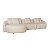 Sofá Dune Com Chaise 3,50m | Lançamento: Design Orgânico e atual - Imagem 1