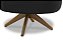 Poltrona Brut 100% Couro Natural | Design Arredondado + Base Giratória em Madeira - Conforto Atemporal - Imagem 6