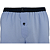 Cueca Samba Canção Azul  Claro Cós Azul  Marinho -  BERNA  - 100% algodão - Imagem 2