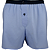 Cueca Samba Canção Azul  Claro Cós Azul  Marinho -  BERNA  - 100% algodão - Imagem 1