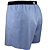Cueca Samba Canção Azul  Claro Cós Azul  Marinho -  BERNA  - 100% algodão - Imagem 6