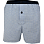 Cueca Samba Canção Estampa Gravata Tons Azuis Cós Azul Marinho -  POMPÉIA  - 100% algodão - Imagem 1