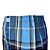 Cueca Samba Canção Xadrez Azul  - DUBAI  -  100% algodão - Imagem 8